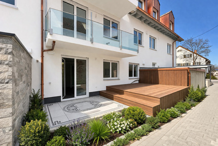 Ideal für Singles oder Paare - Erdgeschoss mit Terrasse - Hochwertige Ausstattung - Exklusives Bad - Energieeffizient wohnen im Neubau - Türkheim