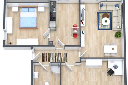 Neu renovierte 3-Zimmer-Wohnung in Bestlage Weiden Ost - Weiden in der Oberpfalz